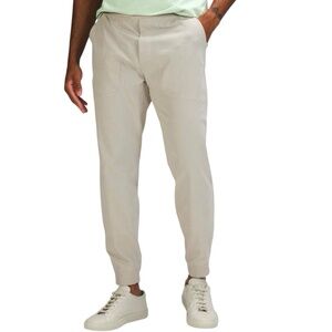 LULULEMON ABC RAW LINEN (BEIGE) VENTLIGHT JOGGER - 30" INSEAM
